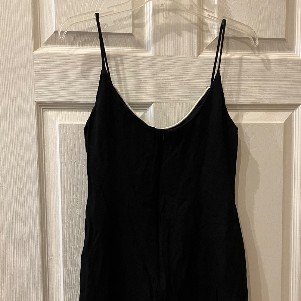 All That Jazz Black Mini Dress with White Trim - Picture 5 of 6